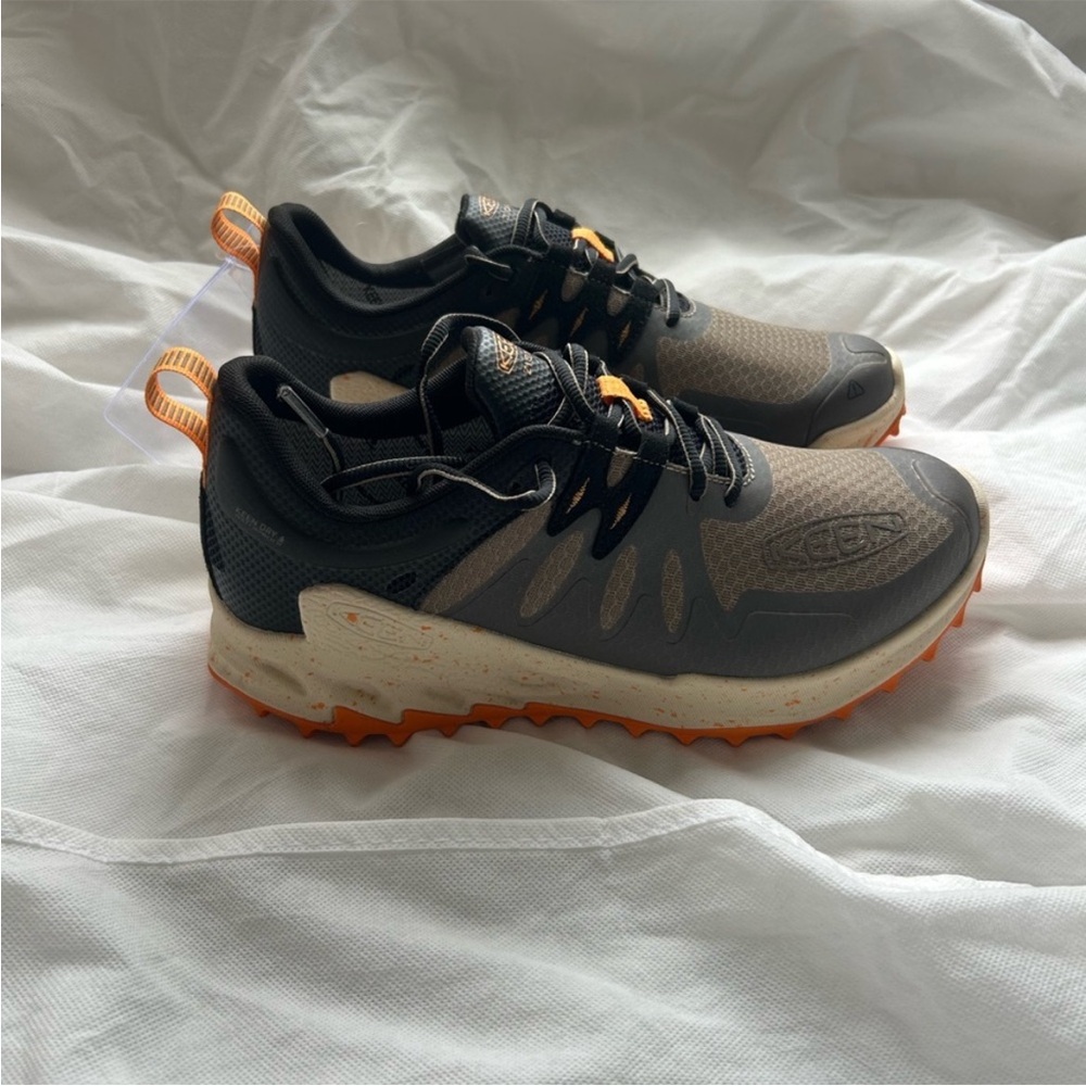 Men’s Black and Orange Outdoor Sneakers